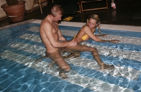Blonde Euro pornstars take facial cumshot after giving underwater blowjob 76179039